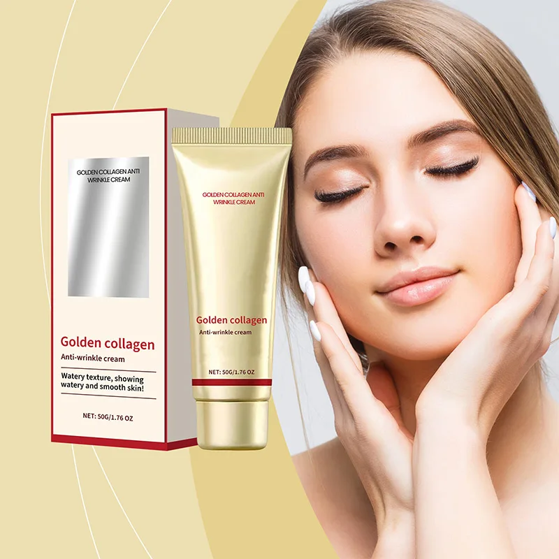 Gold Collagen Cream Deep Moisturizing Nourishing Repairing Lasting Smooth Softening Natural Facial Care Products Cross-border