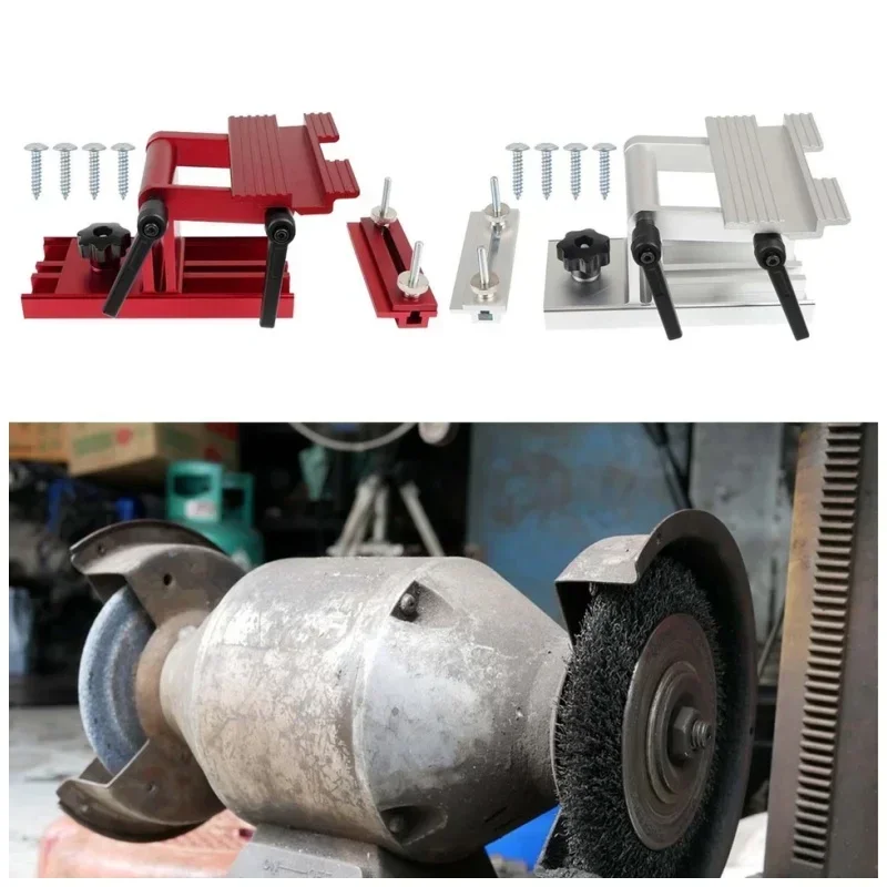

Bench Vise Sharpening Tool Rest Jig for 6" 8" Bench Grinder Sander Replace Premium Practical Easily Install Adjustable