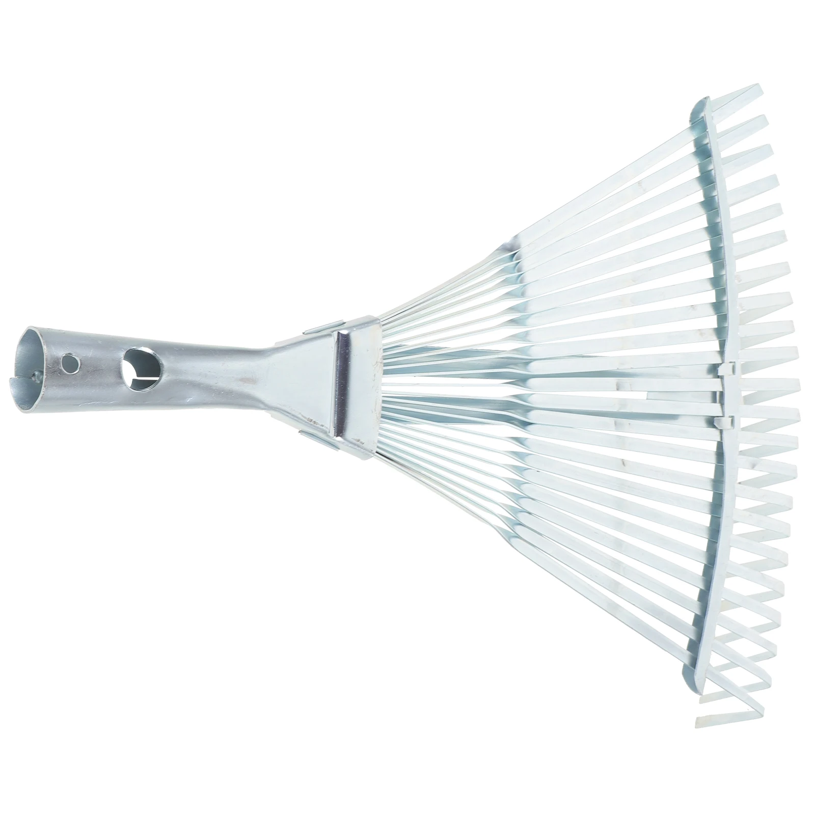 

Telescopic Electroplating Grass Rake High Carbon Steel Leaves Shrub Head Garden Lawn Yard Tools Metal Durable Adjustable
