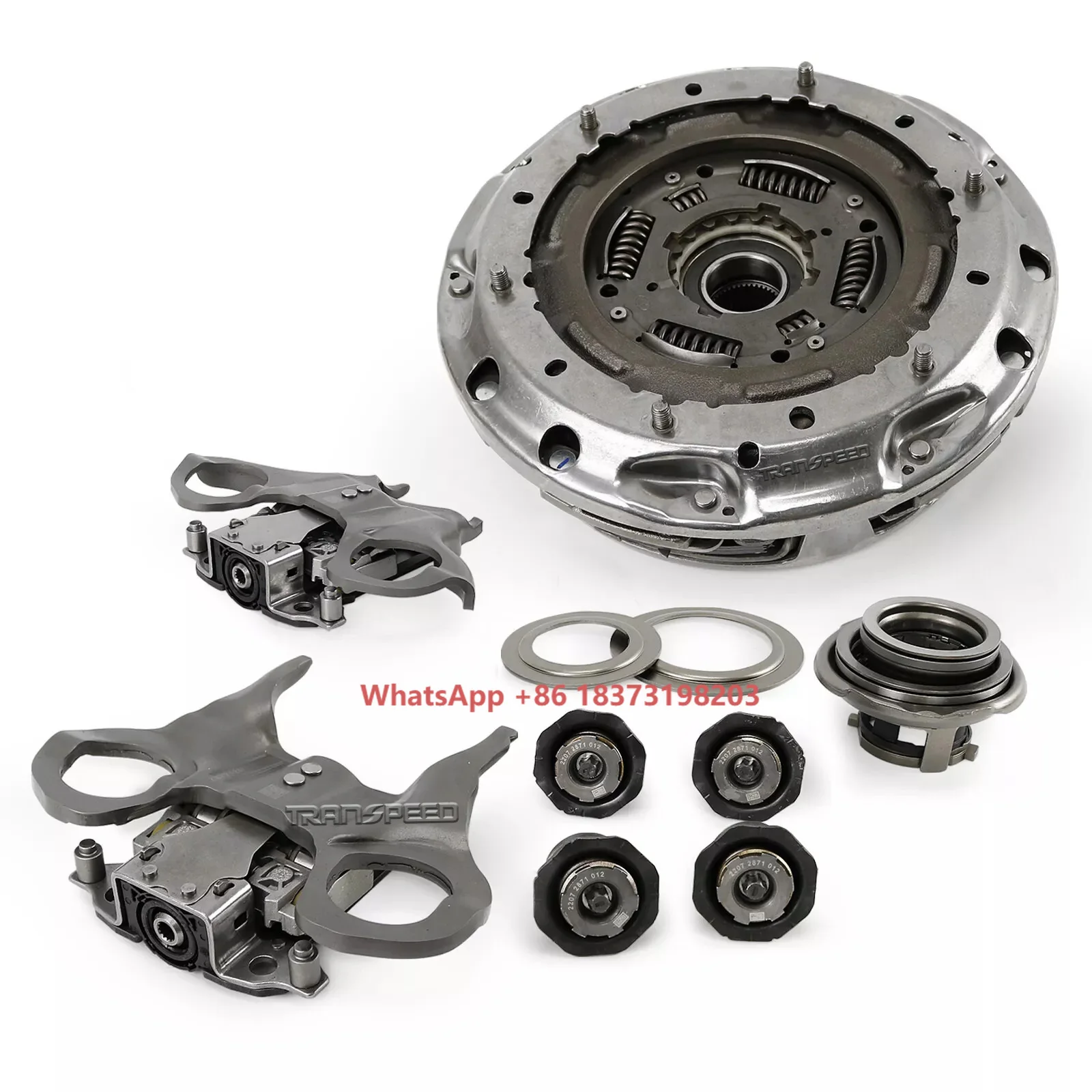 TRANSPEED Used 6DCT250 DPS6 Auto Transmission Clutch Kit With Bearings Kit Compatible With Focus Fiesta