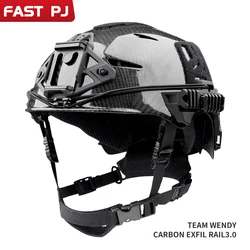 Kask Wendy's Carbon Fiber Edition, z podszewką Premium, bezpieczeństwo zawieszenia, ratownictwo awaryjne, czapka do jazdy na nartach