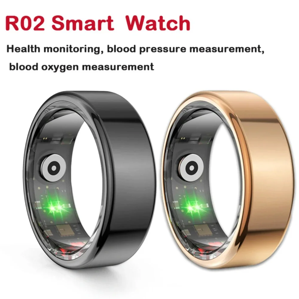 

Classic Smart Ring Military Grade Titanium Steel Shell Health Monitoring IP68 & 3ATM Waterproof Multi-sport Modes Sport Tracker