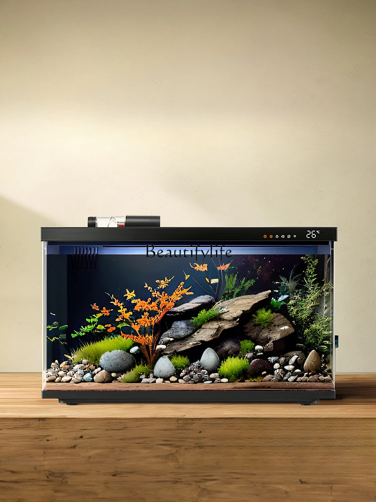 Smart Fish Tank Small Filter All-in-One Ecological Set Landscape Desktop Aquarium