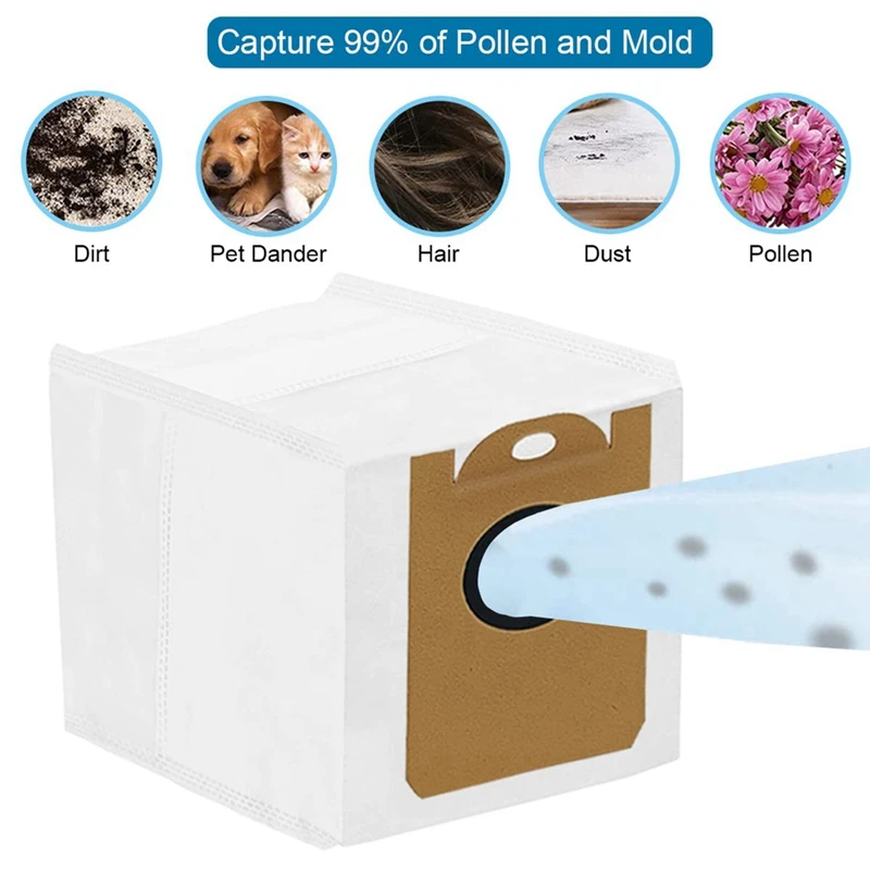 Replacement Parts Dust Bag For Proscenic M7pro, M7max, M8pro Robot Vacuum Cleaner Accessories Vacuum Bag