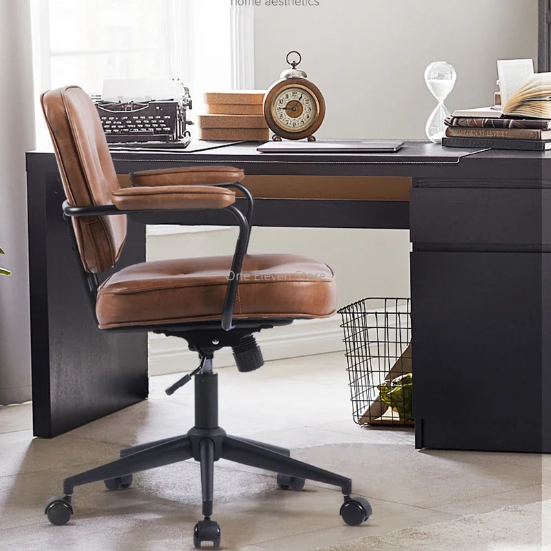 

Ergonomic Office Chair Mobile Vanity Computer Leather Office Living Room Chairs Lazy Luxury Cadeira Gamer Gaming Salon Furniture