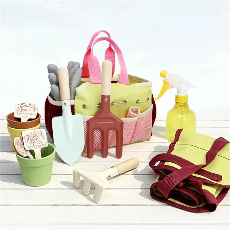 xxfe-set-da-gioco-da-giardinaggio-per-bambini-con-grembiule-pala-a-mano-rastrello-e-coltivatore-per-storie-giardinaggio