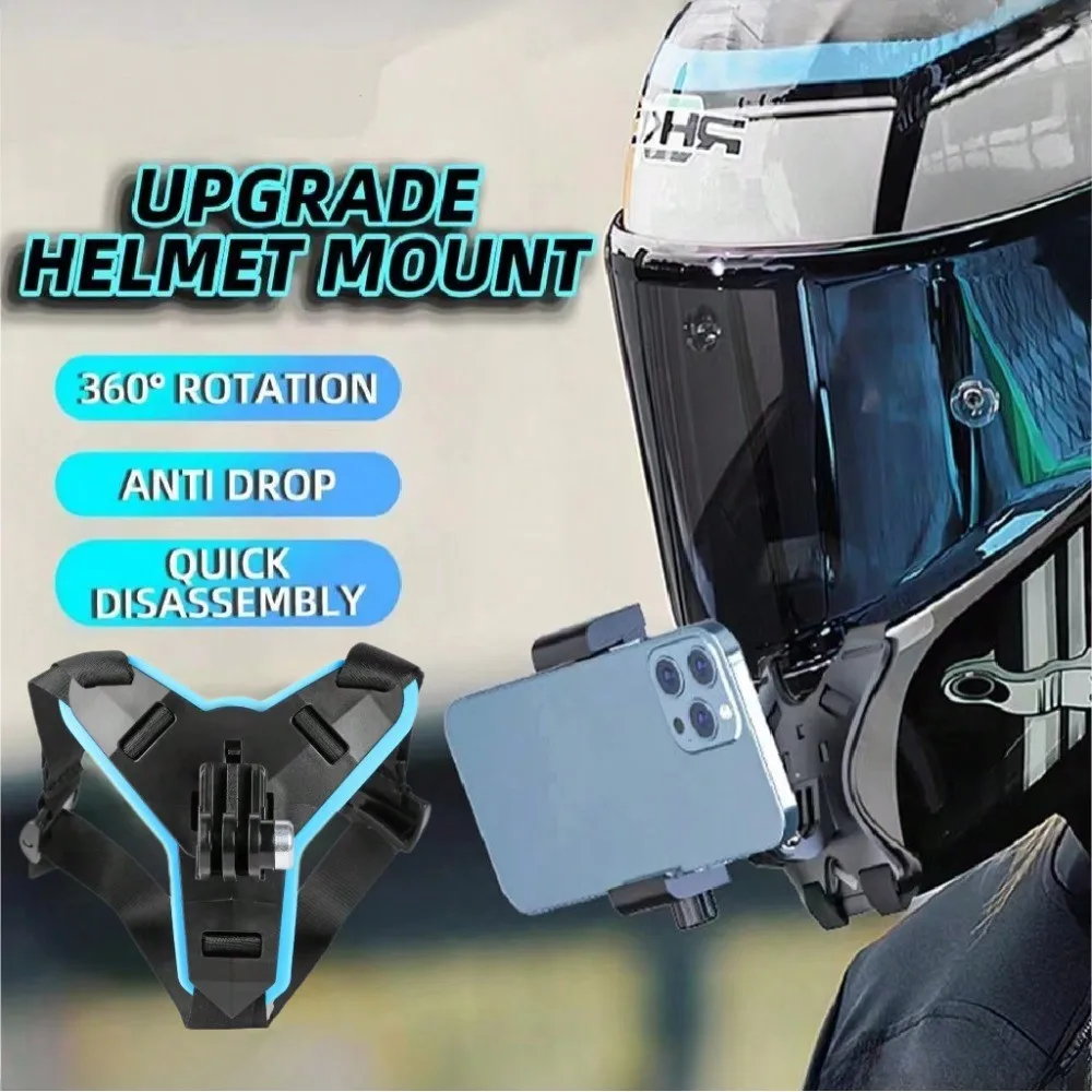 Motorcycle Helmet Chin Bracket Motorcycle Helmet Bracket GoPro Action and Sports Camera Accessories