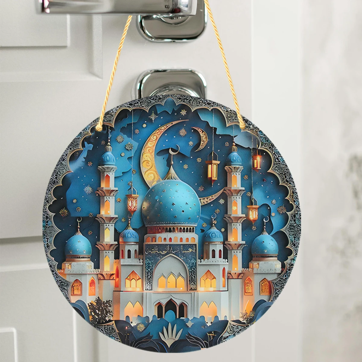 Ramadan Decoration Hanging Ornaments EID Mubarak Decor 2025 For Home Ramadan Kareem Islamic Muslim Party Eid Al Adha Gifts