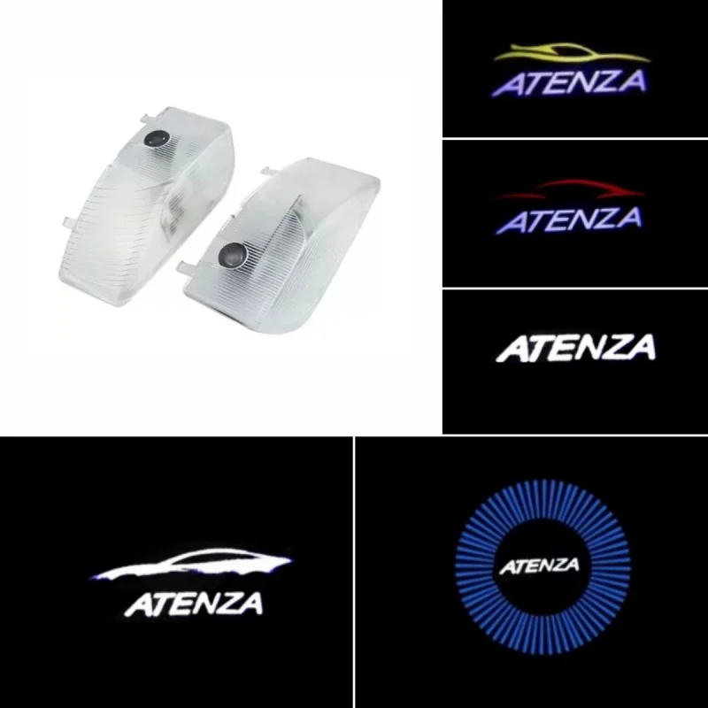 

2pcs Car Door Welcome Lights Logo Laser Projector Night Signal Lights For Mazda Atenza 2003-2006 2007 Car Decoration Accessories