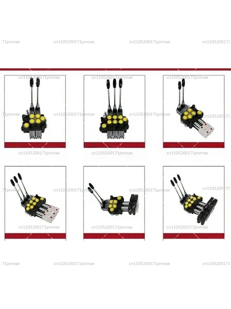 Two-Way Tractor Forklift Small Manual Pneumatic Hydraulic Multi-Directional Road Valve
