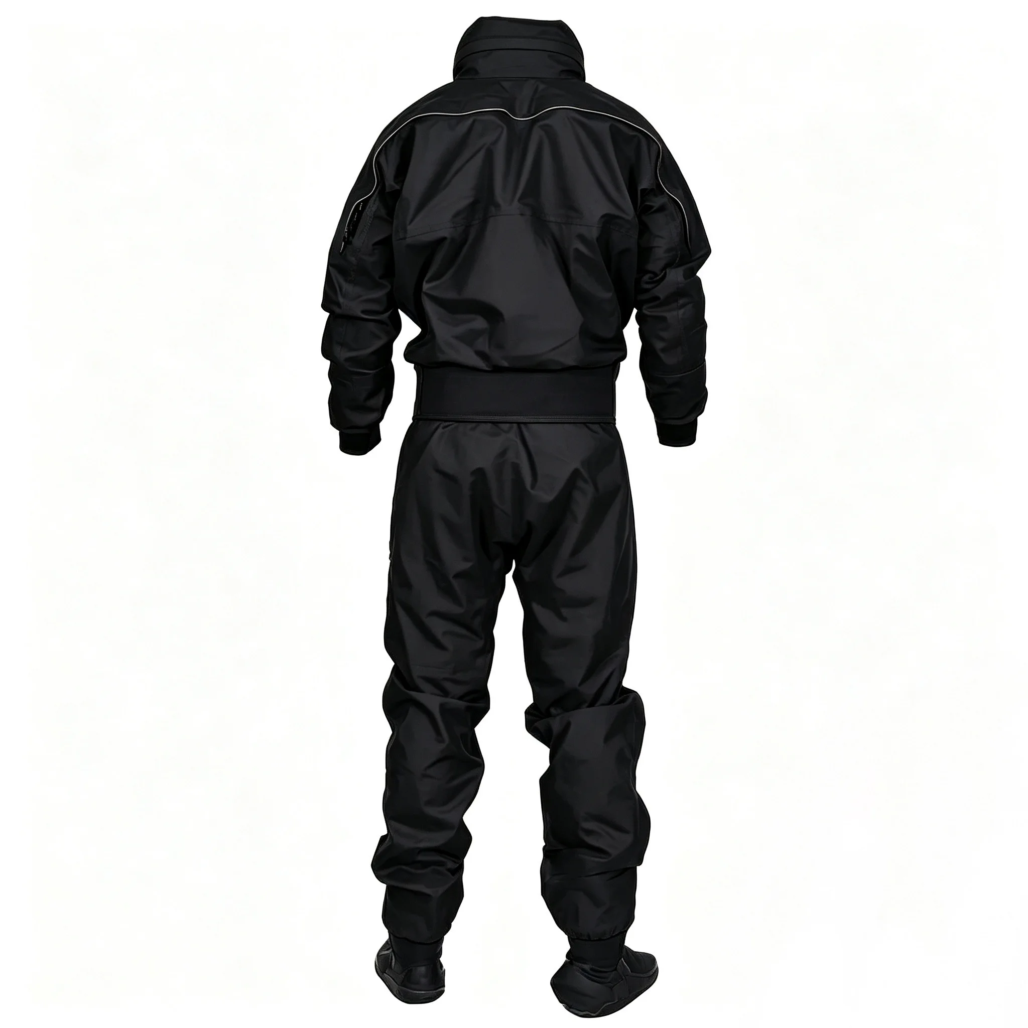 Men's Dry Waterproof Suit, Dry Waterproof Suit with Removable Hood, Kayaking Clothing, Paddles, Rafting Gear, Canoeing Gear, Sai