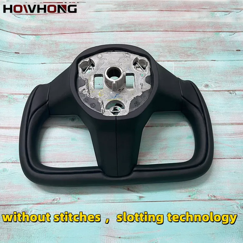 YOKE Steering Wheel New No Stitching For Tesla Model 3 Y S X Latest Slot Technology Customized Modified Car Interior Accessories