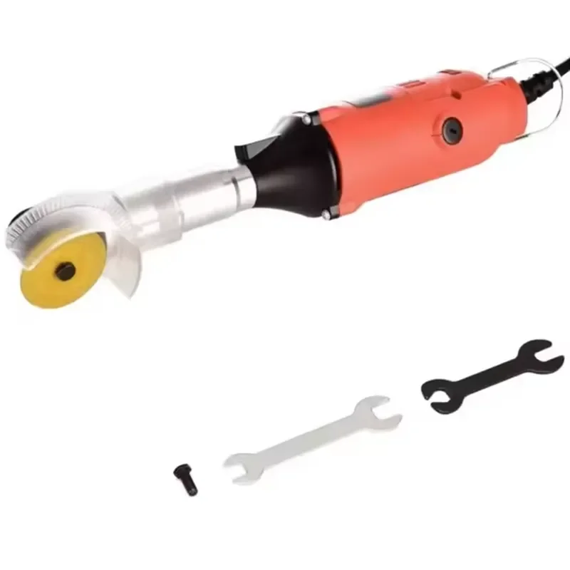 Mini Electric Knife Sharpener 4500RPM Handheld Polishing Machine 90 Degree Elbow for Tile Seam Cleaning DIY Tool 110V 220V