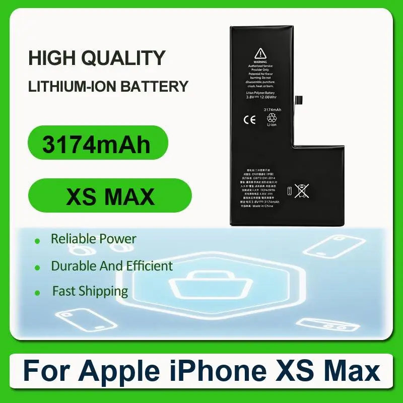 Battery For Apple iPhone XS Max 11 Pro 11pro 12 12Pro 13 A2408 A2342 A2411 A2410 6 8 Plus 7 X A1865 A1901 A1902 XR 14 Mini