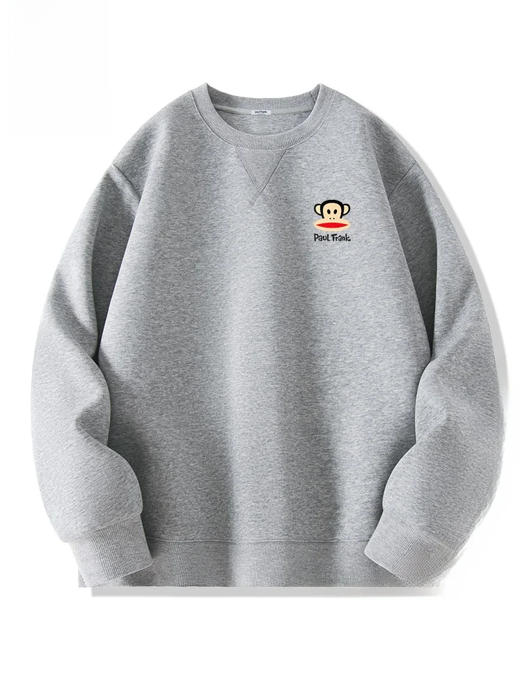 

PaulFrank American Sle Fce Lined Casual round Ne Men's Sweatirt Spring Autumn Winter Comfortable Soft Cotton Jaet