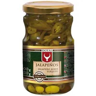 Jalapeno-pimienta picada en rodajas en un adobo, 370g, Doyal
