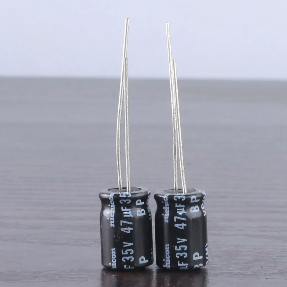 

50 шт., электронные конденсаторы Nichicon VP-BP 47 мкФ 35V 8*11,5mm 85 °C