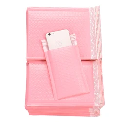 10pcs Pink Bubble Mailers Poly Bubble Mailer Self Seal Padded Envelopes Gift Bags Makeup Jewelry Packaging For Small Businesses