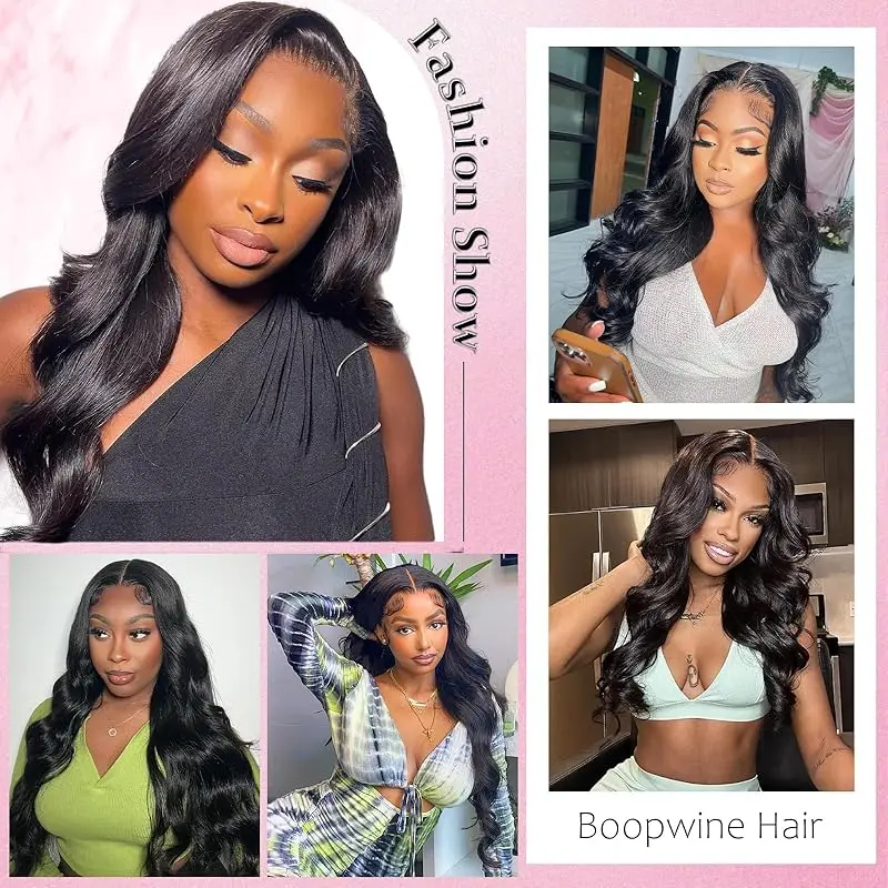 5x5 Body wave HD Transparent lace front human hair wigs 8 inch Pre Preplucked 200 Density glueless brazilian wigs for women