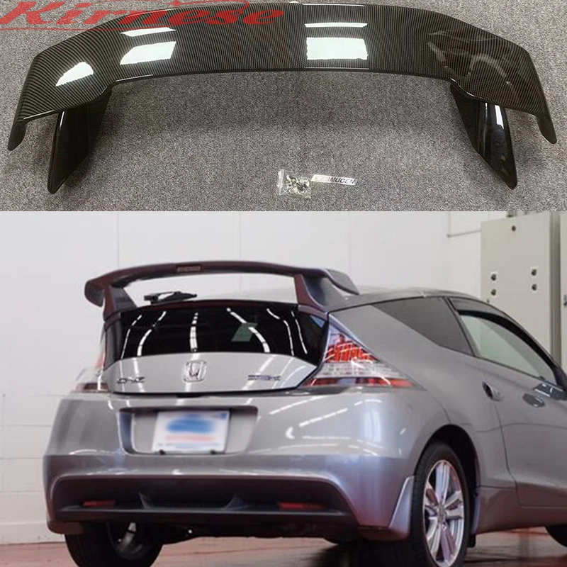 

For Honda CRZ CR-Z ZF1 MU Style ASB Rear Trunk Spoiler Wing Lip Diffuers Trim Parts BodyKits