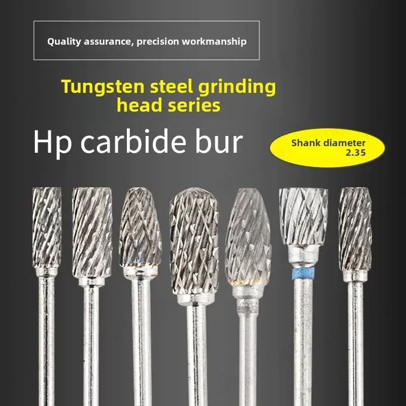 Dental Tungsten Carbide Bur Rotary File for Oral Polishing and Grinding