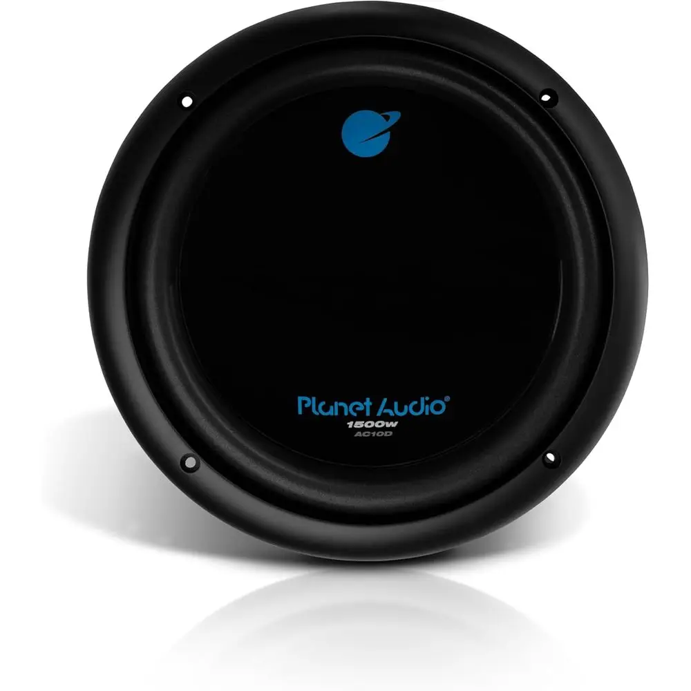 10 Inch 1500W Car Subwoofer - Dual 4 Ohm Voice Coil, Sold Individually