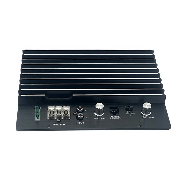 공장가 고품질 120W RMS 출력 12V 클래스 D o 앰프 보드 모노 채널 자동차 베이스 서브우퍼용 크로스오버 포함