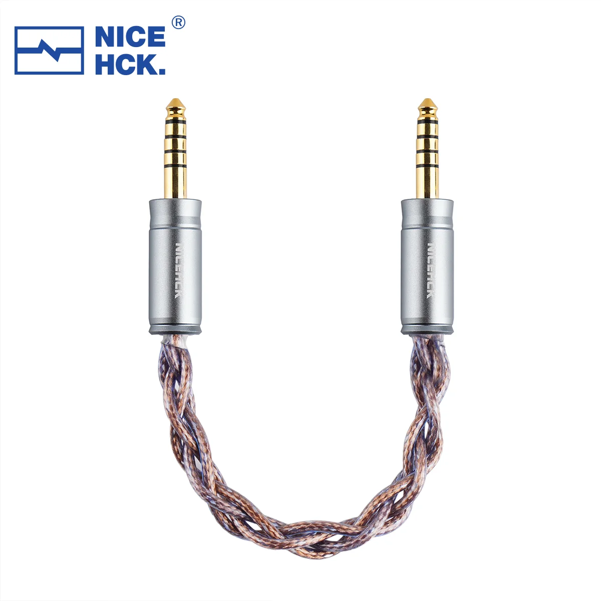 

NICEHCK CometMini IC Cable 8N High Purity Interconnector Wire Gold plated OFC 4.4mm to 4.4mm Balanced for HiFi Headphone Decoder