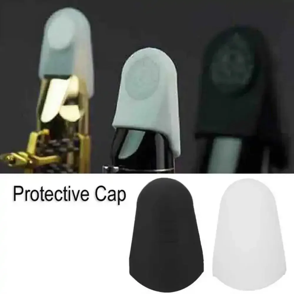Rubber Mouthpiece Cap Clarinet Saxophone Protective Cover for Alto Tenor Soprano Sax Mouth Woodwind Instrument Parts Protector