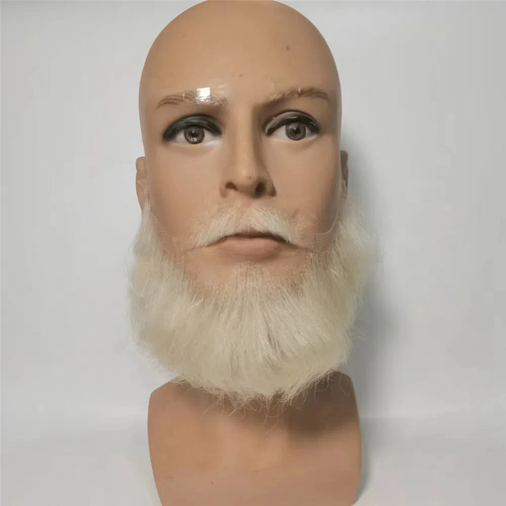 Custom Made Anime Beard Brown Black White Whisker Movie Party Prop Cosplay Accessories
