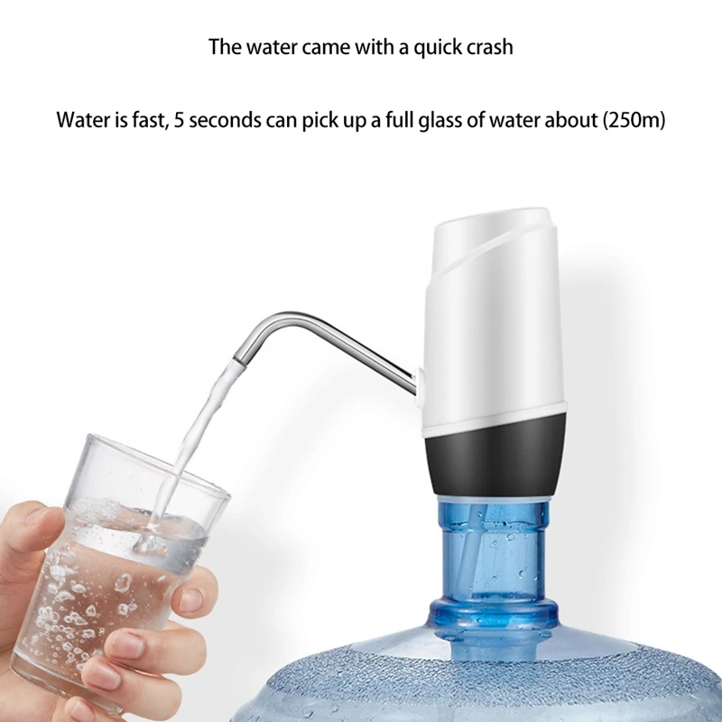 Water Dispenser Automatic Electric Water Bottle Dispenser Home Gadgets USB Charge Water Dispenser Portable