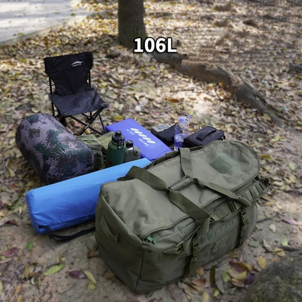 

Travel Luggage Bag Multi-Function Mountaineering Bag Large Tactical Bag Portable Camping Backpack For Mountaineering Travel Gym