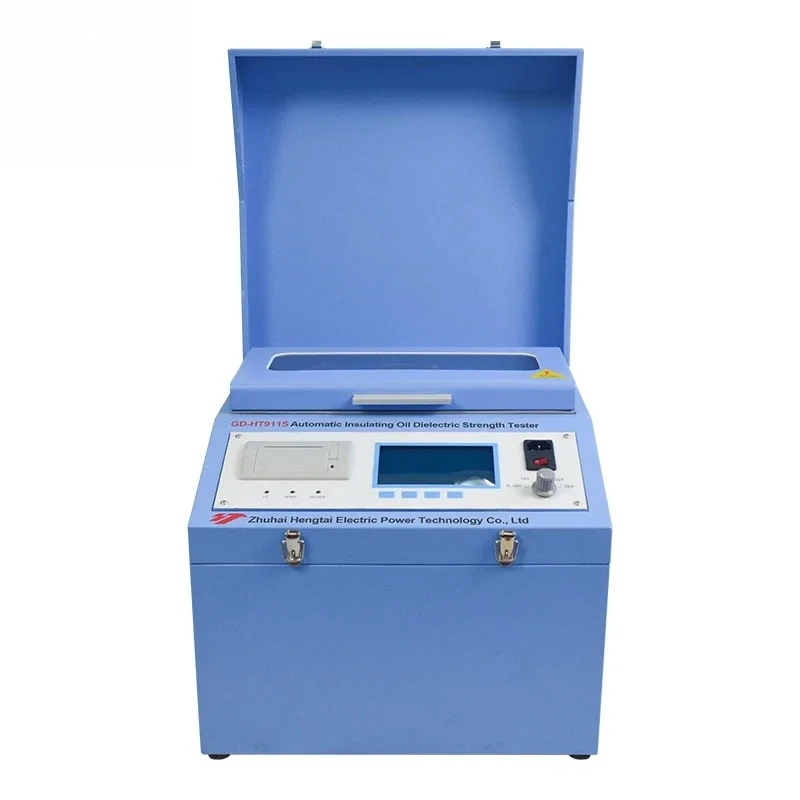 Hot sale Hengtai GD-HT911S 80kV bdv measuring kit transformer oil test automatic insulating oil dielectric strength tester view 3