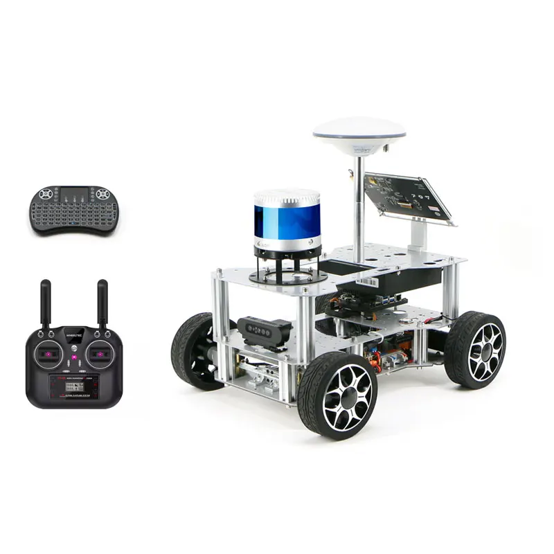 屋外自律走行ロボット（Orin Nano 4GB搭載、7インチタッチスクリーン付きハイエンドProバージョン）