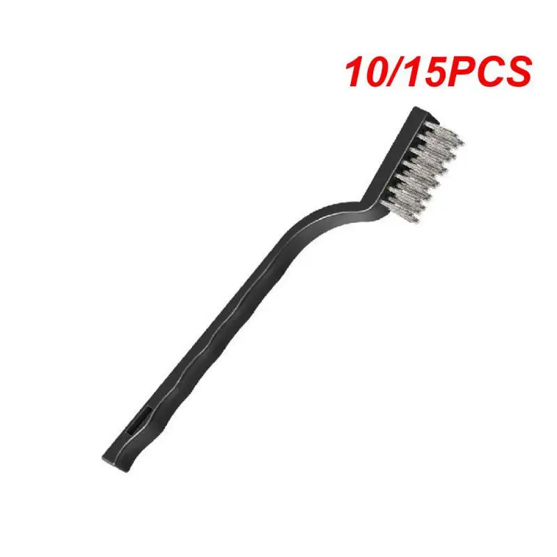 10/15PCS Gas Stove Smoke Cleaner High Quality Stainless Steel Wire Brush Durable Stainless Steel Wire + Abs Cleaning Brush