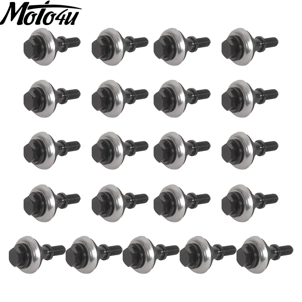 21pcs Titanium Motorcycle Engine Screw Mount Bolts for BMW K100 K75