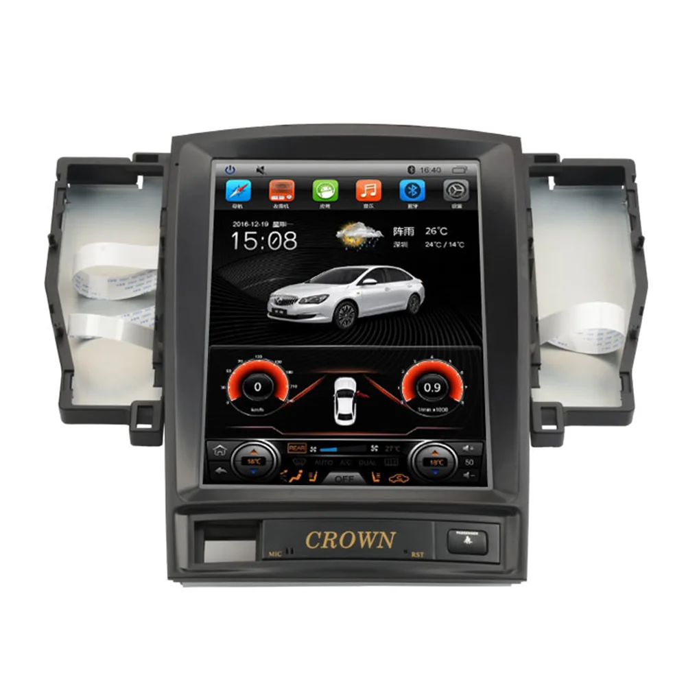 Android 13 Carplay 128G Dsp Rds Rips Scherm Auto Voor Toyota Kroon 2005-2009 Gps Navigatiesysteem