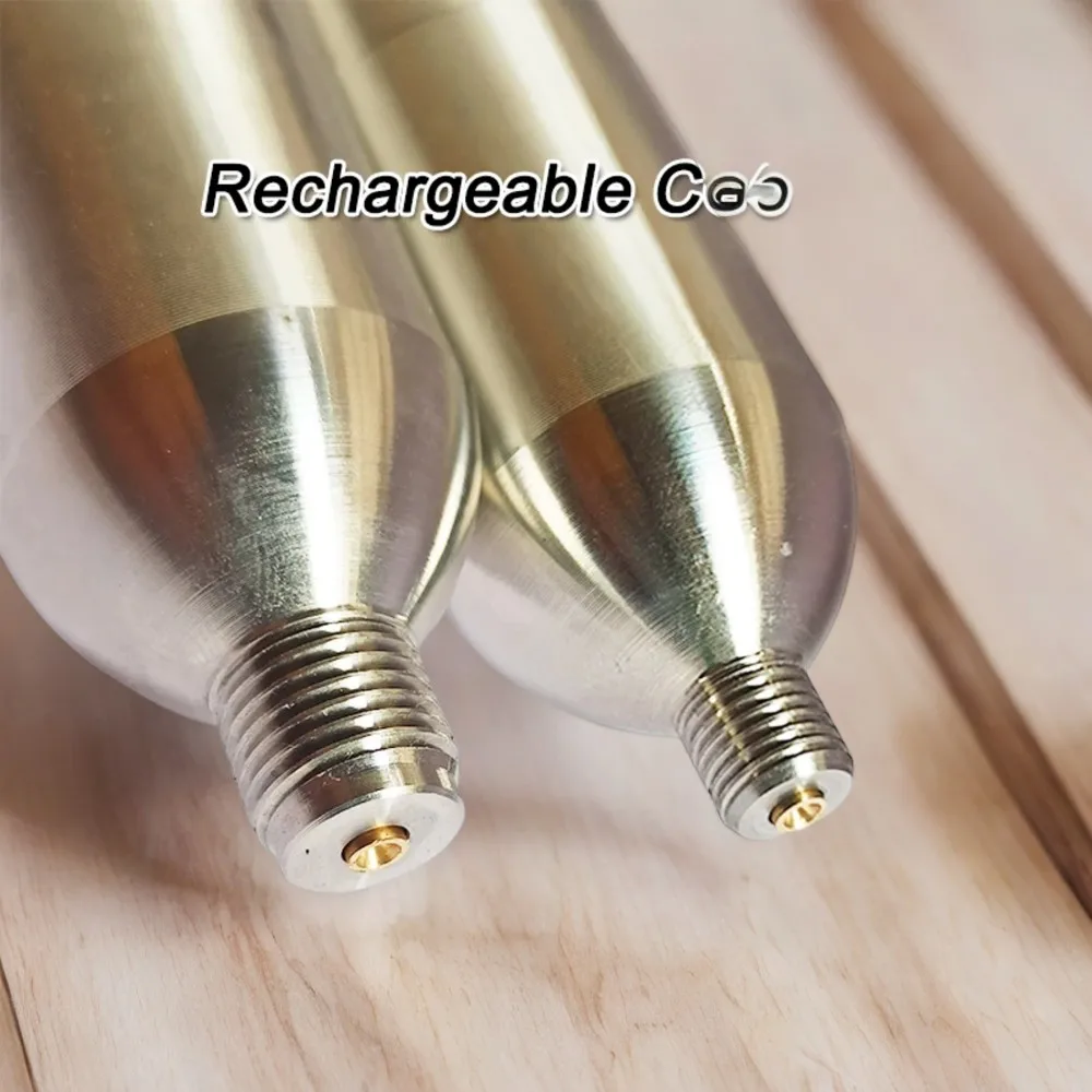 Refillable High Pressure 45g Co2 Cartridge for Beer Barrel Keg Pneumatic Maintenance, Outdoor Life Jacket