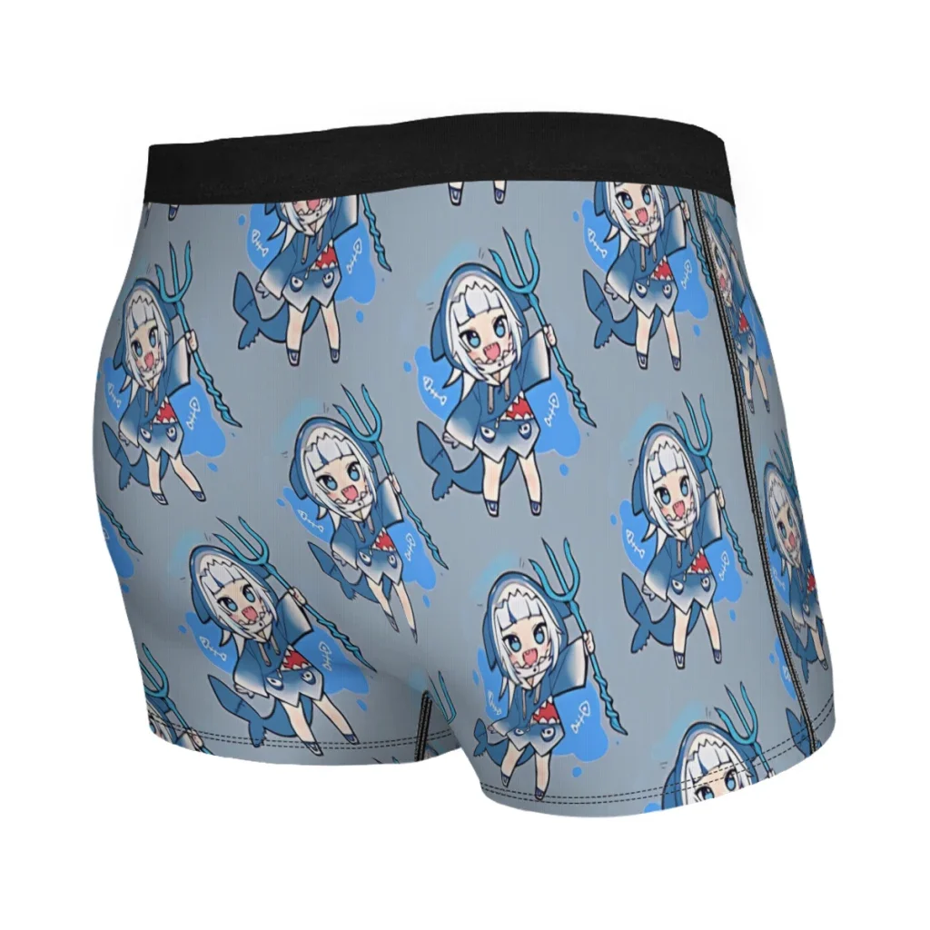 Girl Gawr Gura Underpants Homme Panties Man Underwear Sexy Shorts Boxer Briefs