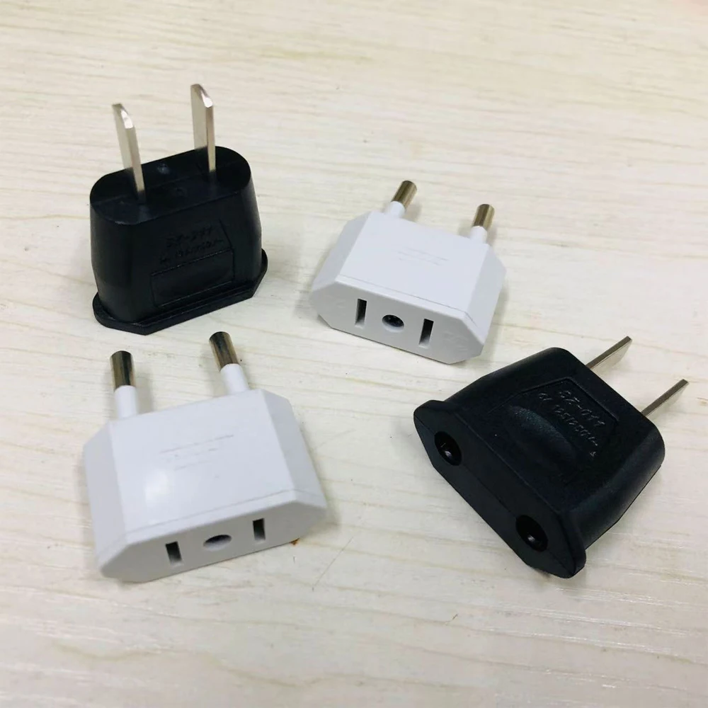 America European Mini CN UK EU To US AU Power Plug Adapter Russia Australia Travel Plug Converter Korea 4.0mm 4.8mm Plug 6A 125A