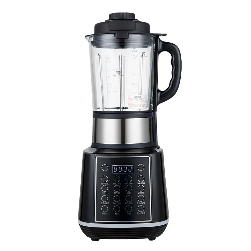 

Heating wall breaker, household automatic, multi-functional soy milk, cooking juicing, stirring filter-free, removable knife