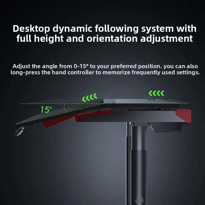 Multifunctional four-motor electric lifting table can be installed with monitor bracket computer table