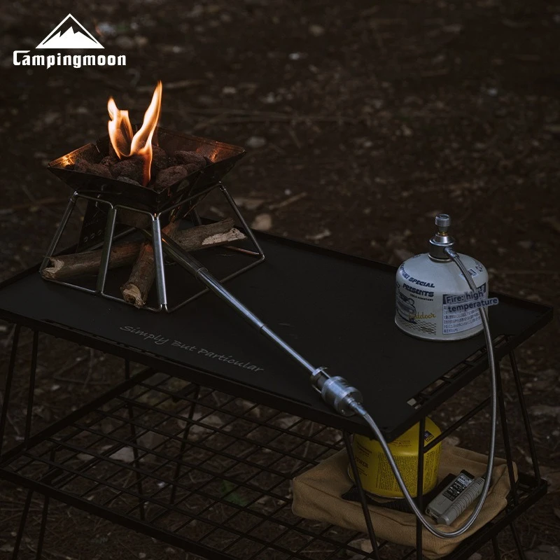 CAMPINGMOON XD-6-NE Torch Spray Gun Outdoor Camping, Picnic, Fire Making, Barbecue Point Carbon Stainless Steel Spray Gun