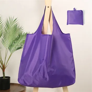 Borsa per la spesa ecologica pieghevole alla moda Tote borsa riutilizzabile tascabile borse leggere di grande capacità per la borsa della spesa da viaggio