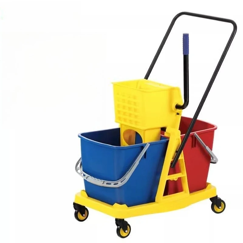 

Thickened mop Household commercial mop Hotel cleaning Mopping Double bucket water press