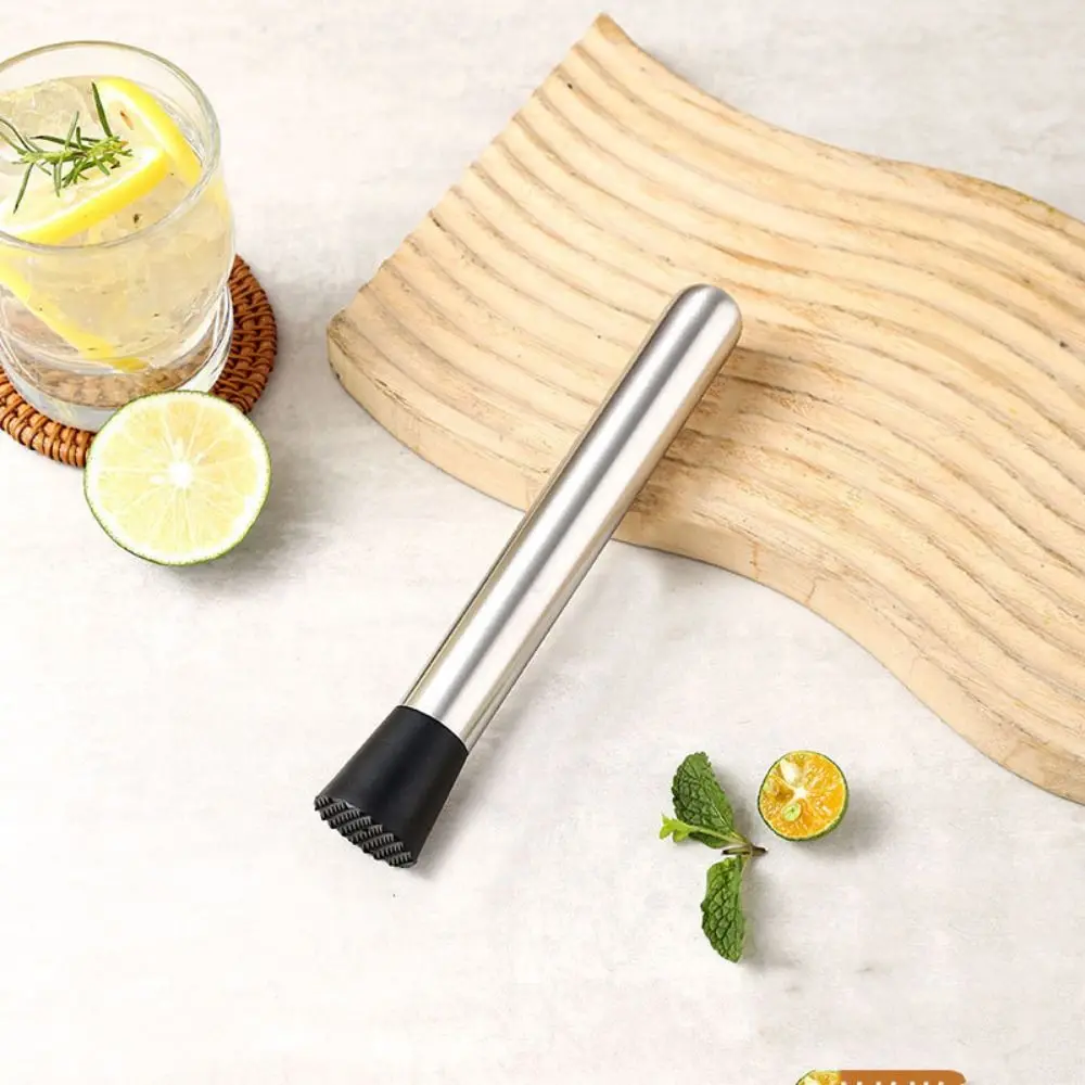 

Creative Crushing Ice Hammer Long Handle Wear-resistant Fruit Tea Pounding Stick Easy To Clean Stainless Steel Fruit Tea Muddler