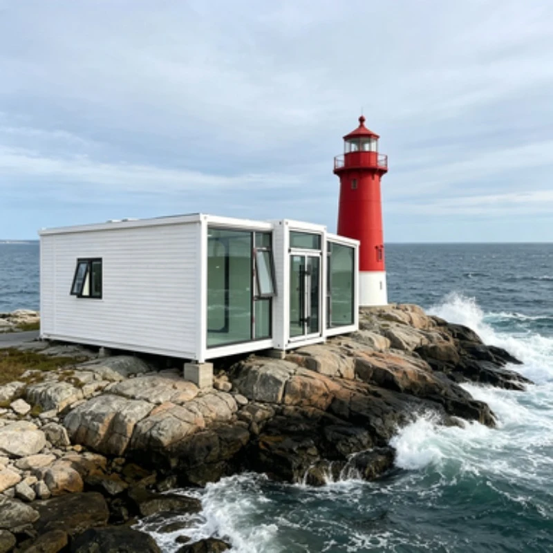 Modular Prefab Container House 20ft 40ft Foldable Tiny Home Portable Mobile Office Living Expandable Steel