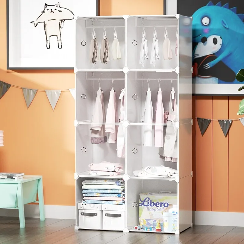 

Vintage Large Size Closet Room Decor Beauty Professional Luxury Chinese Style Simple Wardrobe Storage Ropero Home Furniture