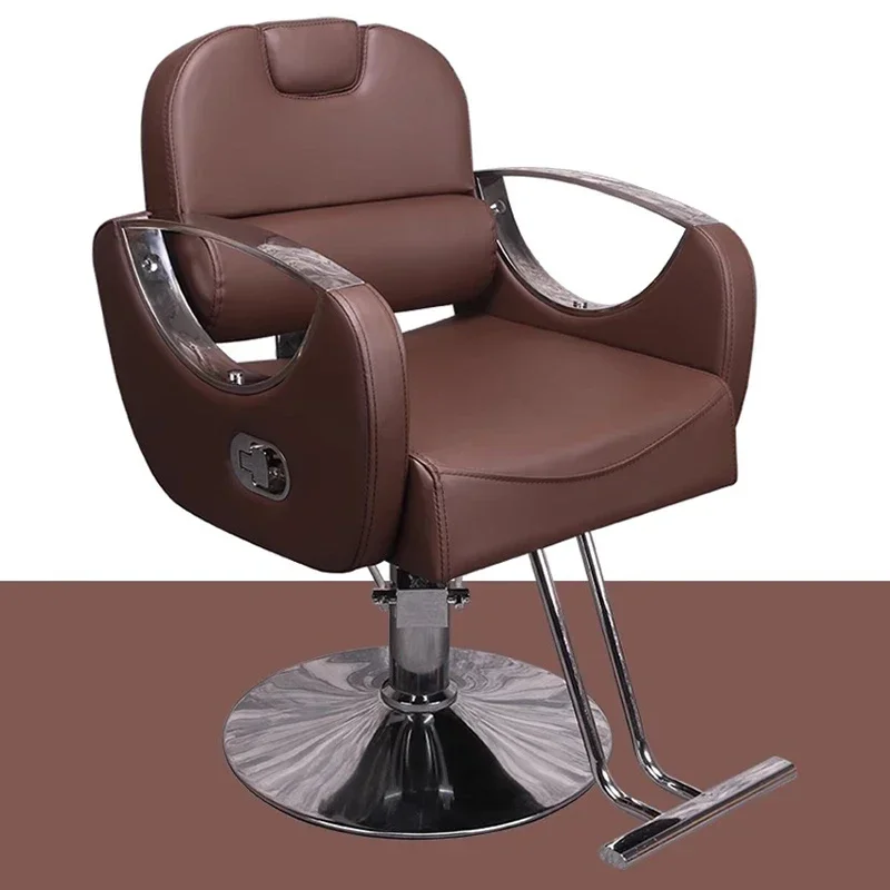 

yLeg Rest Reclinable Barber Chair Luxury Personalized Makeup Tattoo Barber Chair Professional Cadeira De Barbeiro Furniture