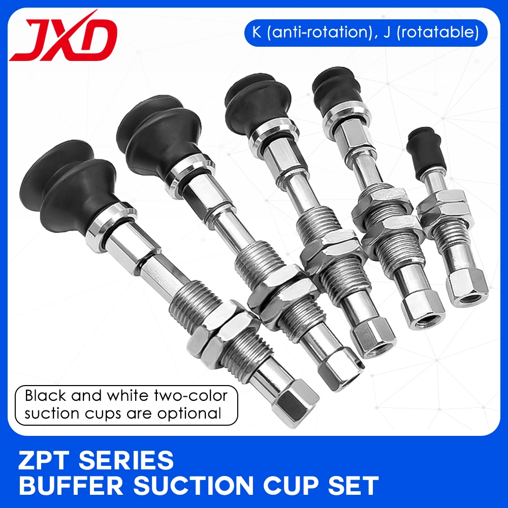 ZPT06/08BNJ10/15/25-B5-A8 Vacuum Pad, Pneumatic Anti-rotation Buffering Suction Cup, Negative Pressure Ejector Fixture